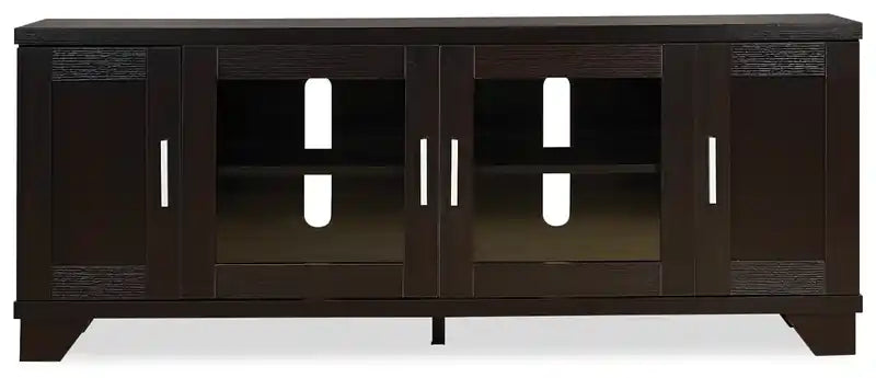 60 TV Stand with Storage and Cable Management for TVs up to 65- Espresso