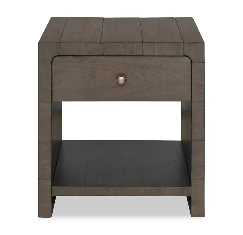 22 Modern Solid Wood End Table with Storage