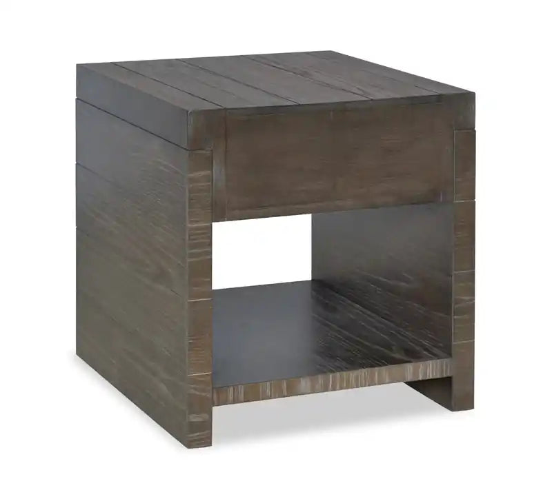 22 Modern Solid Wood End Table with Storage