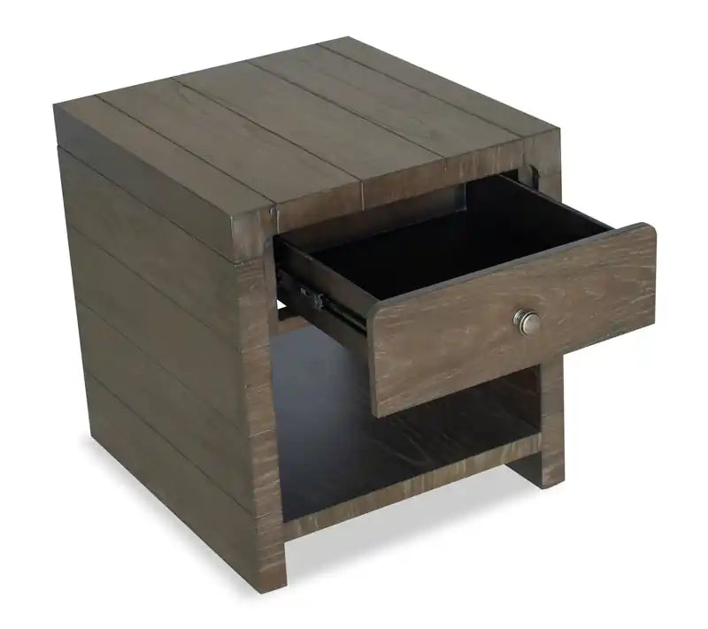 22 Modern Solid Wood End Table with Storage