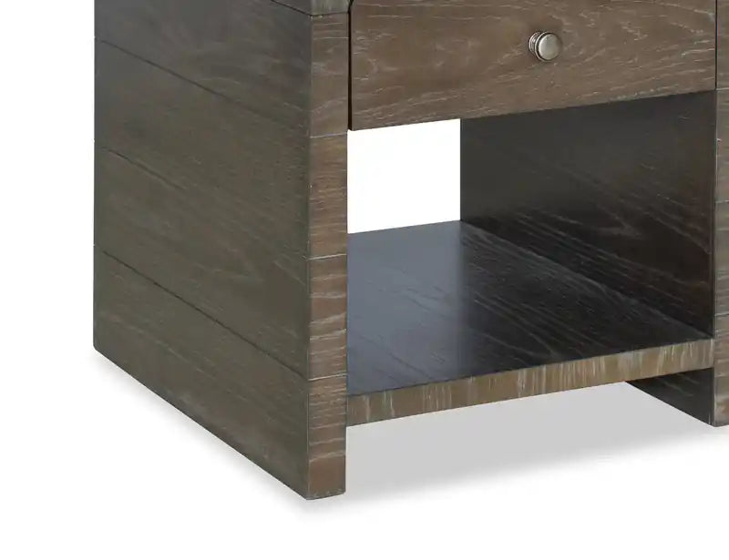 22 Modern Solid Wood End Table with Storage