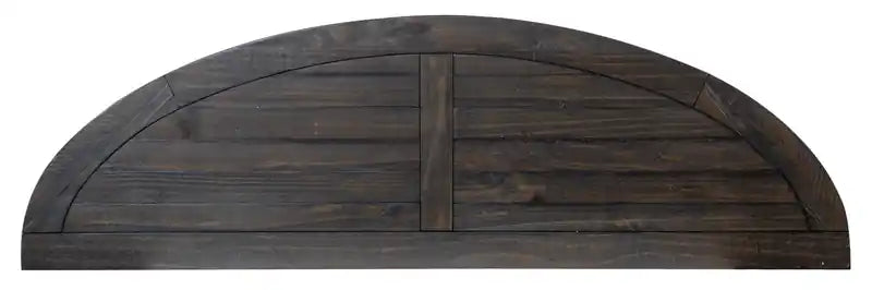 55 Traditional Sofa Table with Shelf - Dark Grey-Brown Wood