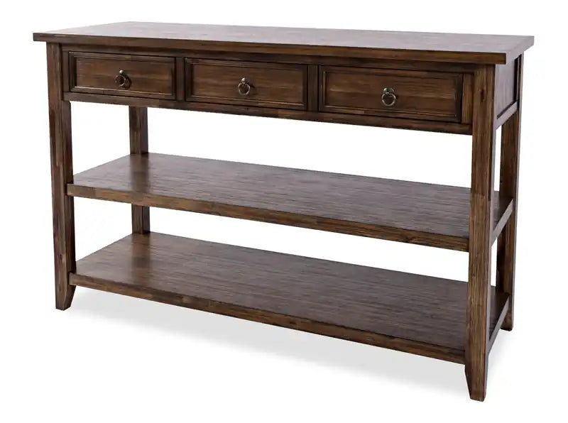 50 Sofa Table with Storage and Shelf