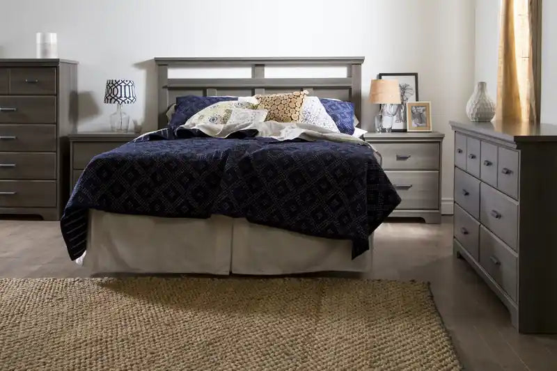 6-drawer Dresser And Nightstand - Gray Maple