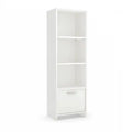 Step One 3-shelf Bookcase With Door Pure White - South Shore