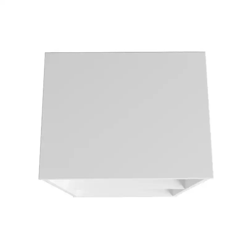 Nightstand with 2 Shelves - White & Zebra