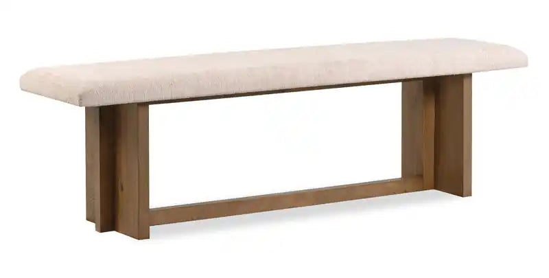 Scott Living Henri Dining Bench with Polyester Fabric, Wood, 68W