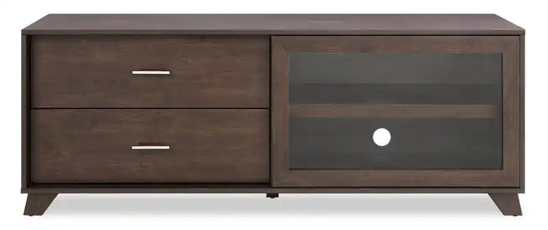 60 Modern TV Stand with Storage and Cable Management for TVs up to 65- Espresso