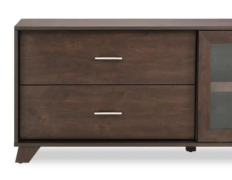 60 Modern TV Stand with Storage and Cable Management for TVs up to 65- Espresso