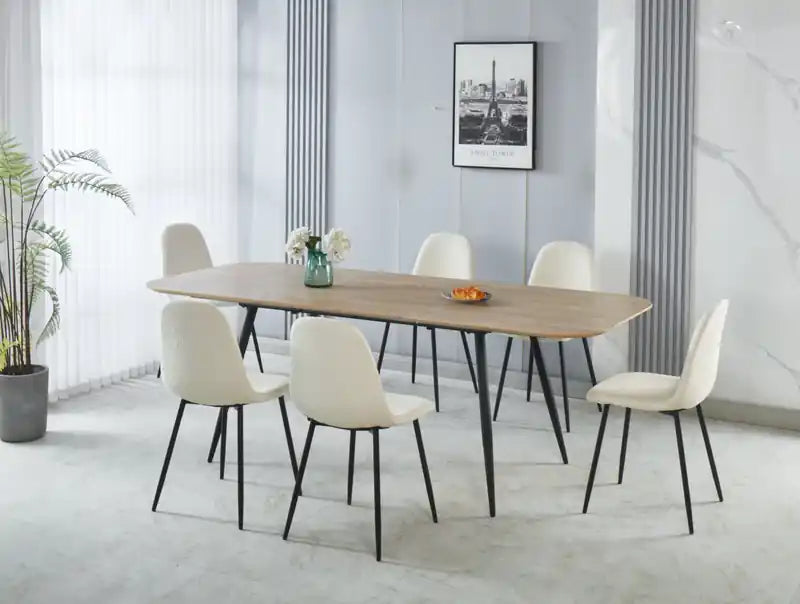 Dining Table with 65-83W Butterfly Extension