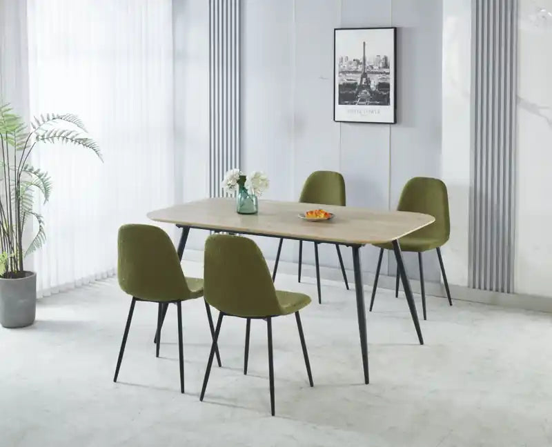 Dining Table with 65-83W Butterfly Extension