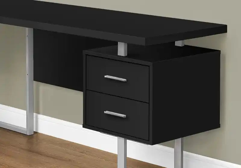 Reversible 71 L-Shaped Corner Office Desk with 3-Drawers
