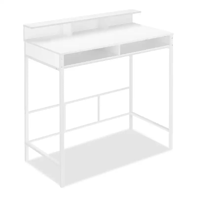 Melissa 47.25 Standing Office Desk with Cubbies