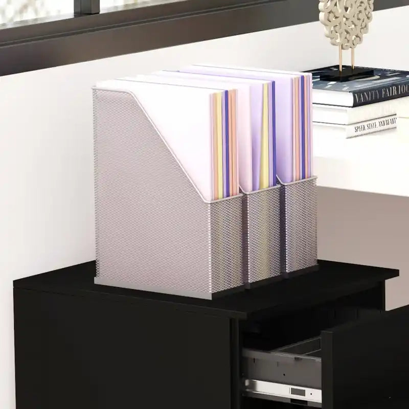 3-drawer Vertical Filing Cabinet For Letter A4 Legal Size