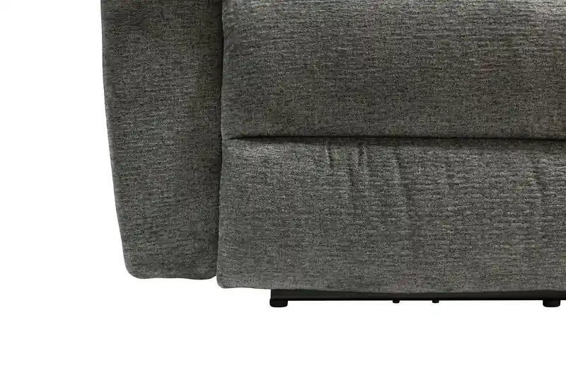 Made in Canada 40 Chenille Fabric Glider Reclining Chair - Pewter Grey