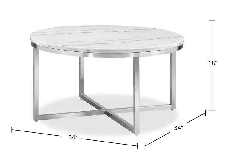 34 Modern Round Marble Coffee Table