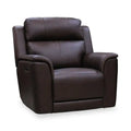 Vibe 40 Genuine Leather Massage Power Reclining Chair with Immersive Audio and Power Headrests