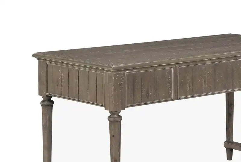 Winston 58 Writing Office Desk with 3-Drawers - Light Brown Driftwood